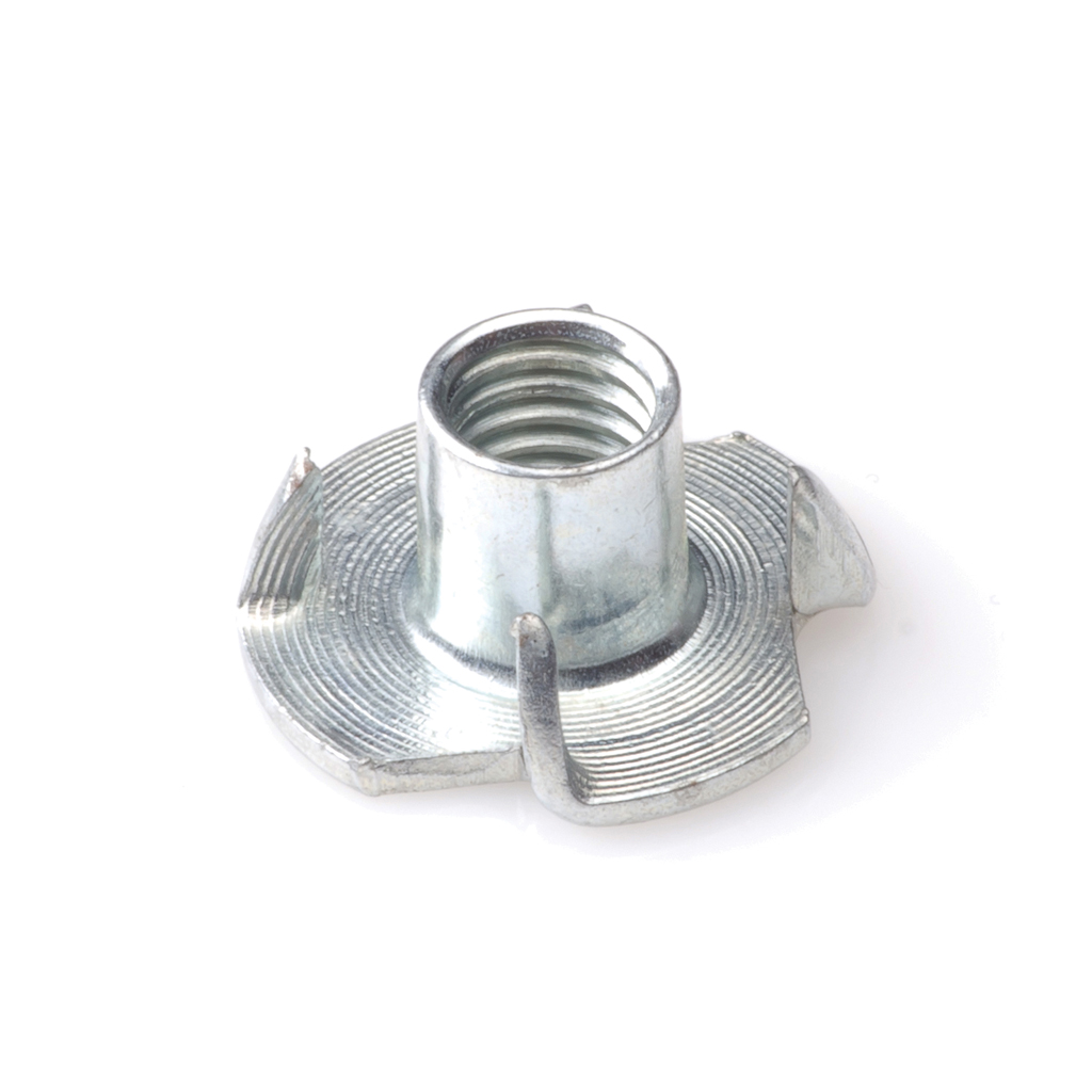 Drivein nut zinc plated for wood
